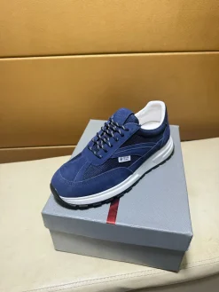 PRADA Sneakers & Trainers Suede-Mesh (Blue-White-Black) EU38-44 B80202606032993129