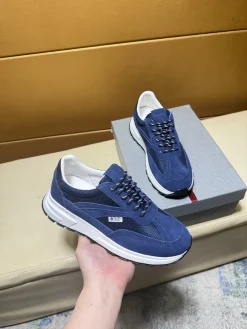 Alternative view of PRADA Sneakers & Trainers Suede-Mesh (Blue-White-Black) EU38-44 B80202606032993129