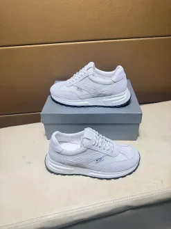 PRADA Sneakers & Trainers Suede-Mesh (White-Black) EU38-44 B80202606032997129