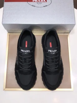 Alternative view of PRADA Sneakers & Trainers Suede-Nylon (Black) EU38-45 B80202606033002129