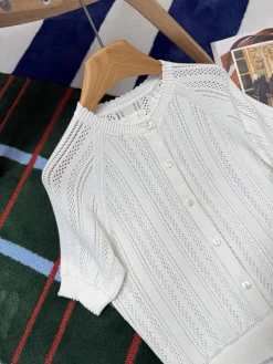 Alternative view of PRADA Sweaters & Knitwear Cotton (White) S-M-L C05202606010956129