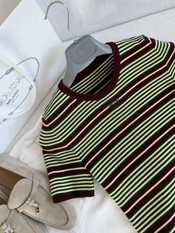 Alternative view of PRADA Sweaters & Knitwear Knit (Green-Brown) B10202606011061109