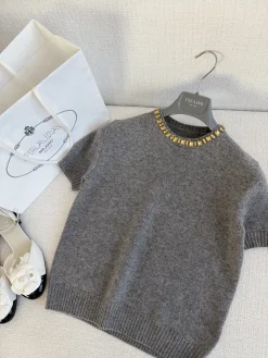 PRADA Sweaters & Knitwear Wool (Gray) B50202606011066119