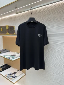 PRADA T-shirts & Vests Cotton (Black) S-XL A0520260613039679
