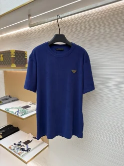 PRADA T-shirts & Vests Cotton (Blue) S-XL A2520260613068379