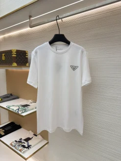 PRADA T-shirts & Vests Cotton (White) S-XL A0520260613039579