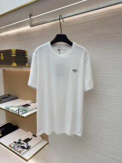 PRADA T-shirts & Vests Cotton (White) S-XL A2520260613068479