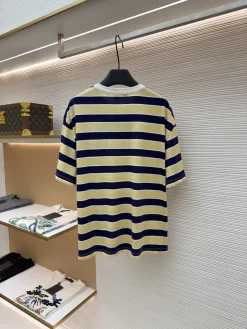 Alternative view of PRADA T-shirts & Vests Cotton (Yellow-Navy Blue-White) 36-42 A2520260613077179