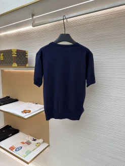 Alternative view of PRADA T-shirts & Vests Knit (Navy Blue) 48-54 A6020260613006789