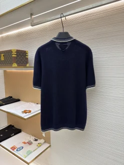 Alternative view of PRADA T-shirts & Vests Knit (Navy-White) S-XL B45202606130124119