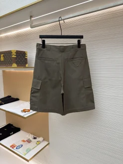 Alternative view of PRADA Trousers & Shorts Cotton (Khaki) XS-L C20202606130393139