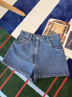 PRADA Trousers & Shorts Denim (Blue) S-M-L B85202606011428129