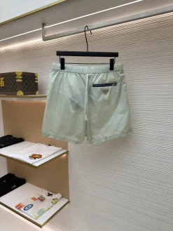 Alternative view of PRADA Trousers & Shorts Nylon (Light Green) 46-52 A95202606130707109