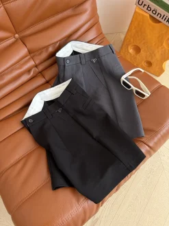 Alternative view of PRADA Trousers & Shorts Wool (Black) B15202606011341109