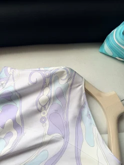 Alternative view of PUCCI Clothing Silk (White-Purple-Blue) One Size C25202606010631139
