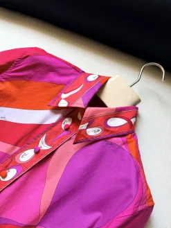 Alternative view of PUCCI Shirts & Polos Silk (Pink-Orange-Red) 36-42 C25202606010632139