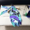 PUCCI Skirts & Dresses Silk (Purple-Green-Blue-Black-White) One Size C25202606011262139