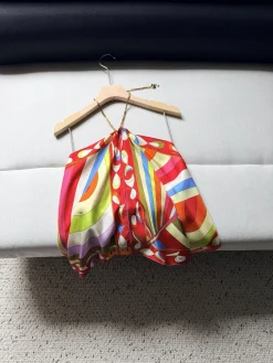 PUCCI Skirts & Dresses Silk (Red-Blue-Green-Yellow-White) One Size C25202606010623139