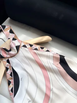 Alternative view of PUCCI Skirts & Dresses Silk (White-Pink-Black) One Size C25202606011228139
