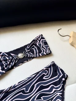 Alternative view of PUCCI Swimwear & Beachwear 80% Polyamide 20% Elastane (Black-White) S-L B95202606010657129
