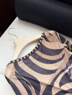 Alternative view of PUCCI Swimwear & Beachwear Polyester (Beige-Black) 36-42 B45202606011242119
