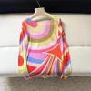 PUCCI T-shirts & Vests Silk (Red-Blue-Yellow-Pink-White) 36-42 A8520260601064299
