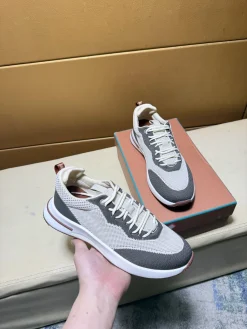 Alternative view of PUMA Sneakers & Trainers Mesh (Grey-White-Brown) EU38-44 B70202606033008119