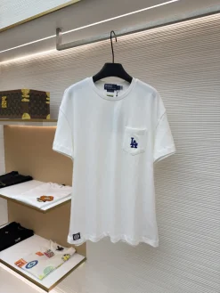 RALPH LAUREN T-shirts & Vests Cotton (White-Blue) S-XL A2020260613010979
