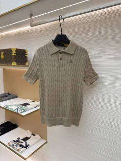 RALPH LAUREN T-shirts & Vests Knit Cotton (Beige) S-XL A7020260613040899