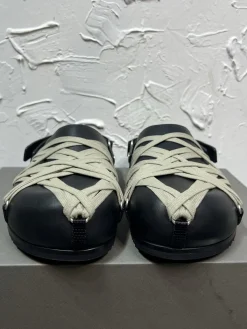 Alternative view of RICK OWENS Sandals & Mules Leather (Black-Beige) EU39-46 C10202606033015129