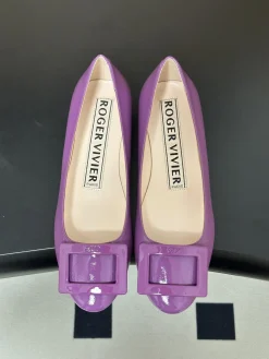 Alternative view of ROGER VIVIER Flats & Loafers Patent Leather (Purple) EU35-39 B90202606033024129