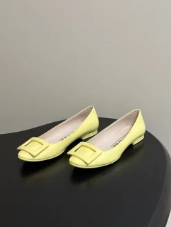 ROGER VIVIER Flats & Loafers Patent Leather (Yellow) EU35-39 B90202606033019129