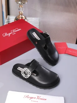 Alternative view of ROGER VIVIER Slides & Slippers Leather (Black) EU35-41 B30202606033033109