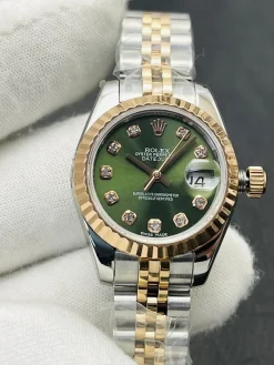 Alternative view of ROLEX Datejust Automatic (Green Dial) 28mm A550202606040520509