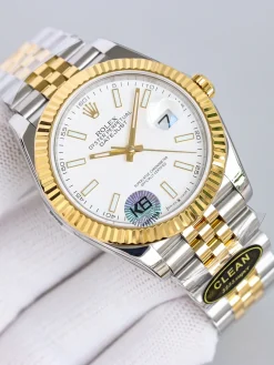 ROLEX Datejust Automatic (White-Yellow-Black Dial) 40mm CLEAN A400202606040045469