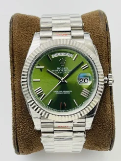 Alternative view of ROLEX Day-date Automatic 3255 (Green Dial) 40mm A800202606040410579