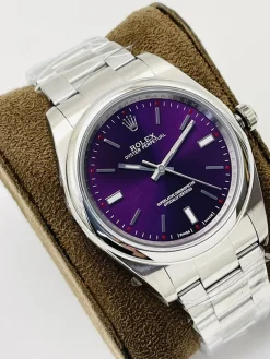 Alternative view of ROLEX Oyster Perpetual Automatic 114300 (Purple Dial) 39mm A500202606040200489