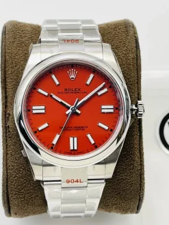 ROLEX Oyster Perpetual Automatic (Orange Dial) 41mm A800202606040237579
