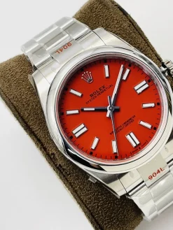 Alternative view of ROLEX Oyster Perpetual Automatic (Orange Dial) 41mm A800202606040237579