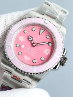 Alternative view of ROLEX Submariner Automatic Blaken (Pink Dial) 40mm A700202606040054549