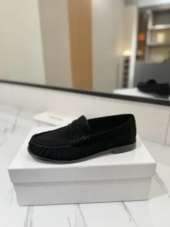 SAINT LAURENT Flats & Loafers Suede (Black) EU35-45 C20202606033055139