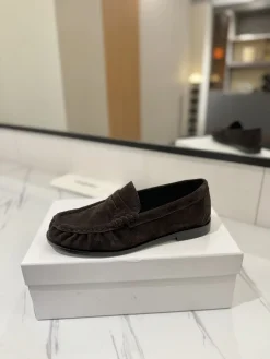 SAINT LAURENT Flats & Loafers Suede (Brown) EU35-45 C20202606033057139