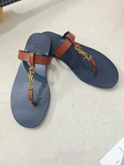 Alternative view of SAINT LAURENT Sandals & Mules Leather (Black-Brown) EU34-41 B40202606033068109