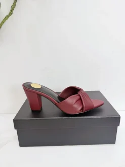 SAINT LAURENT Sandals & Mules Leather (Burgundy) EU35-42 B40202606033063109