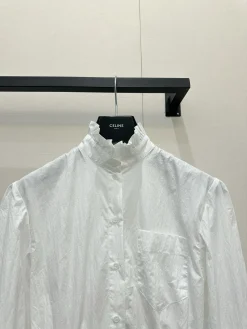 Alternative view of SAINT LAURENT Shirts & Polos Cotton-Polyester Blend (White) S-M-L B75202606011661119