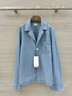 SAINT LAURENT Shirts & Polos Denim (Light blue) S-M-L B75202606010833119