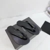 SAINT LAURENT Slides & Slippers Rubber (Black-Gold) EU35-42 B40202606033082109