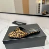 SAINT LAURENT Slides & Slippers Suede (Brown-Black) EU35-42 B40202606033084109