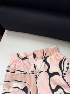 Alternative view of STELLA Trousers & Shorts Silk (Pink-Black-White) 36-42 C25202606011227139