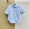 THOM BROWNE Shirts & Polos Cotton (Light blue) S-M-L B15202606011035109